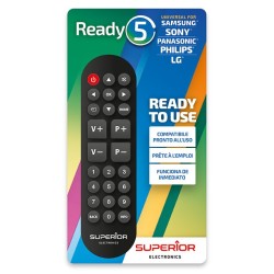 Superior Ready 5 Telecomando Universale per LG Samsung Sony Panasonic Philips